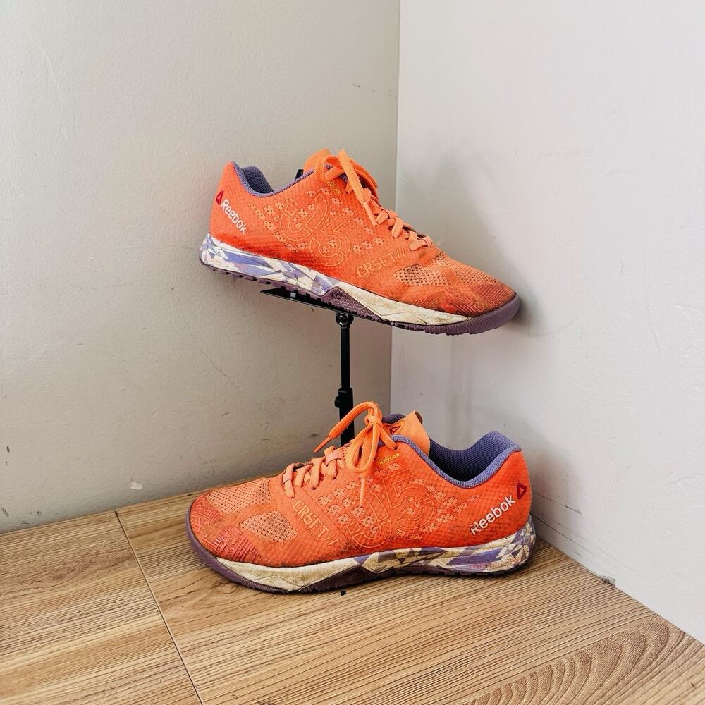 Reebok CrossFit Nano 5.0 training shoes orange And Purple Mens Size 6.5
